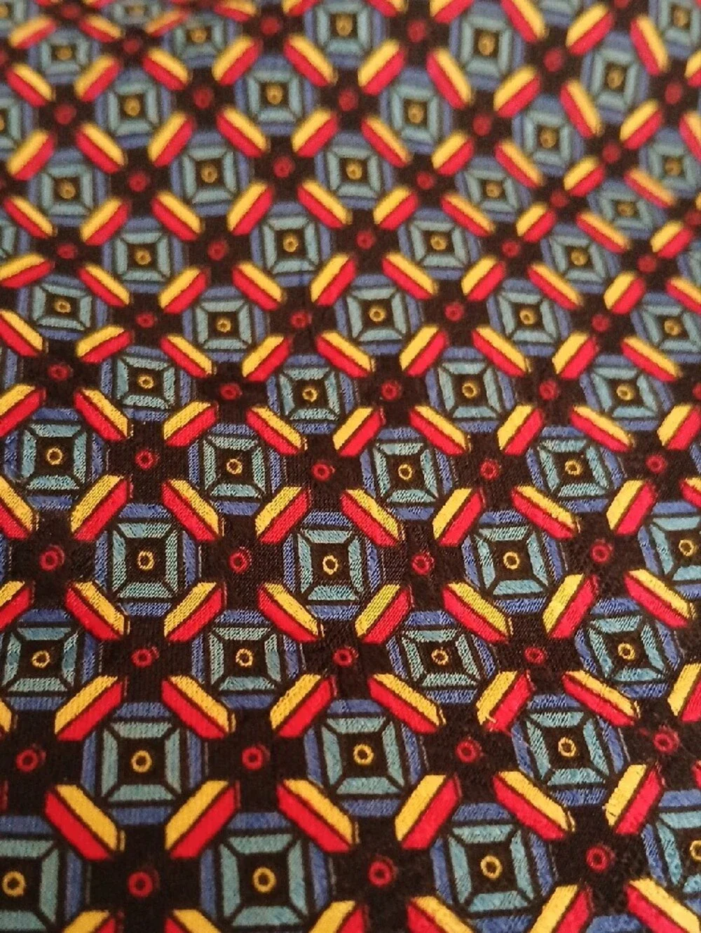 Brioni Roma Silk Geometric Luxury Tie/FLAW